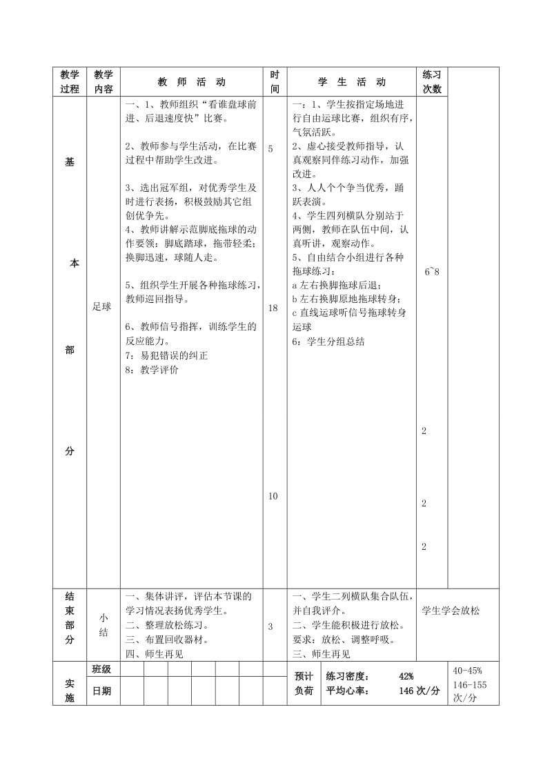 2019-2020年高一体育 第35课 足球教案.doc_第2页