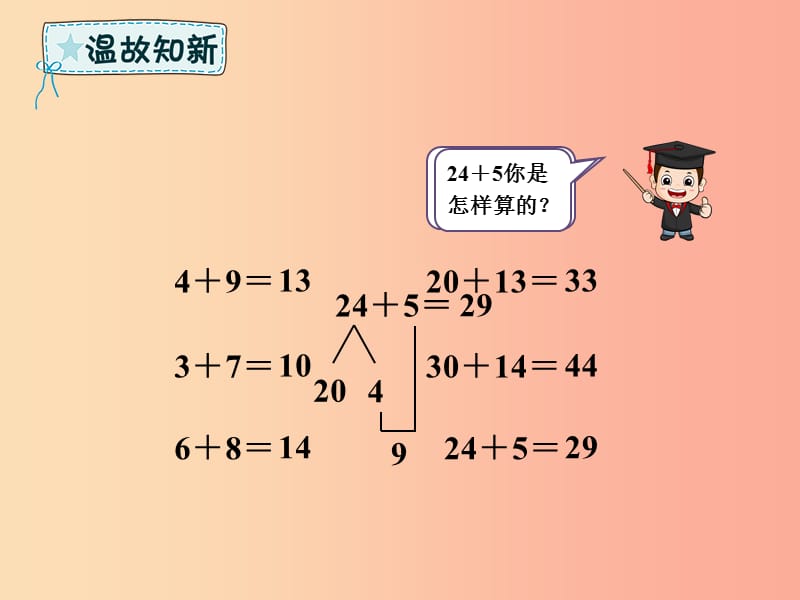 一年级数学下册 第6章 100以内的加法和减法（一）6.2.2 两位数加一位数（进位）课件 新人教版.ppt_第2页