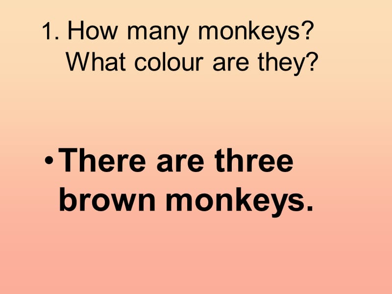 一年级英语下册 module 7 unit 2 there are three brown monkeys课件1 外研版.ppt_第3页