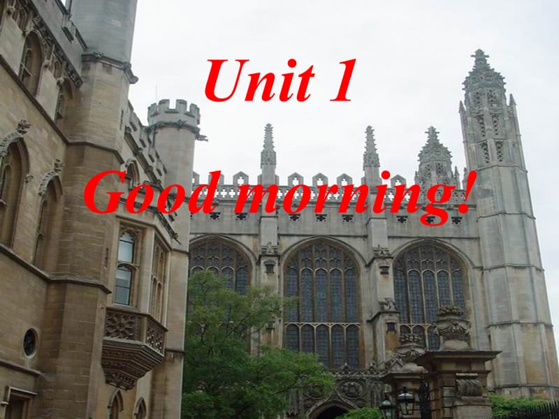 二年级英语上册 Unit 1 Good morning课件3 牛津上海版.ppt_第1页
