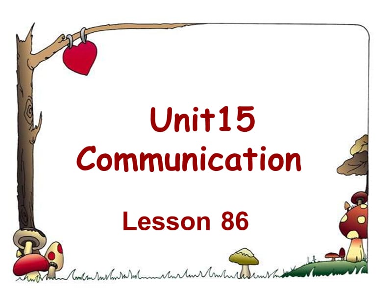 四年级英语下册《Unit 15 communication》（Lesson 86）课件1 人教新起点.ppt_第1页
