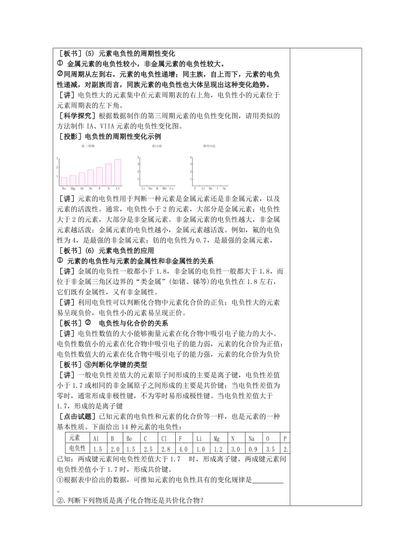 2019-2020年高中化学《原子结构与元素的性质》第二课时 教案6 新人教版选修3.doc_第3页