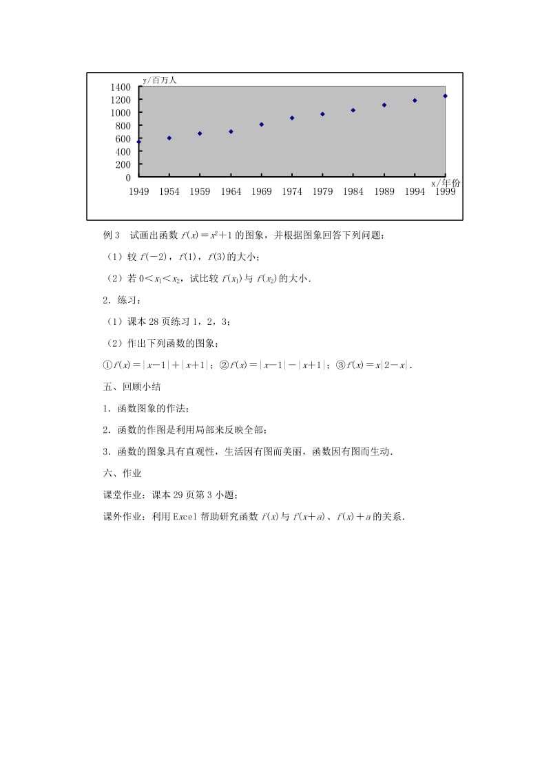 2019-2020年高中数学 2.1《函数的概念和图象》教案三 苏教版必修1 .doc_第3页