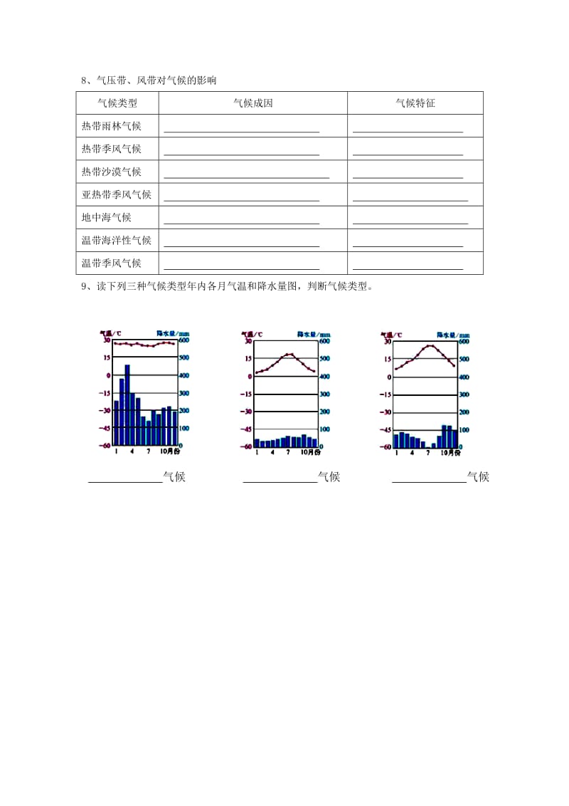 2019-2020年高中地理 2.2《气压带和风带》导学案 新人教版必修1.doc_第3页