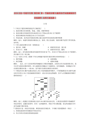 2019-2020年高中生物 第四章 第4節(jié)基因診斷與基因治療知能演練輕巧奪冠課件 北師大版選修2.doc