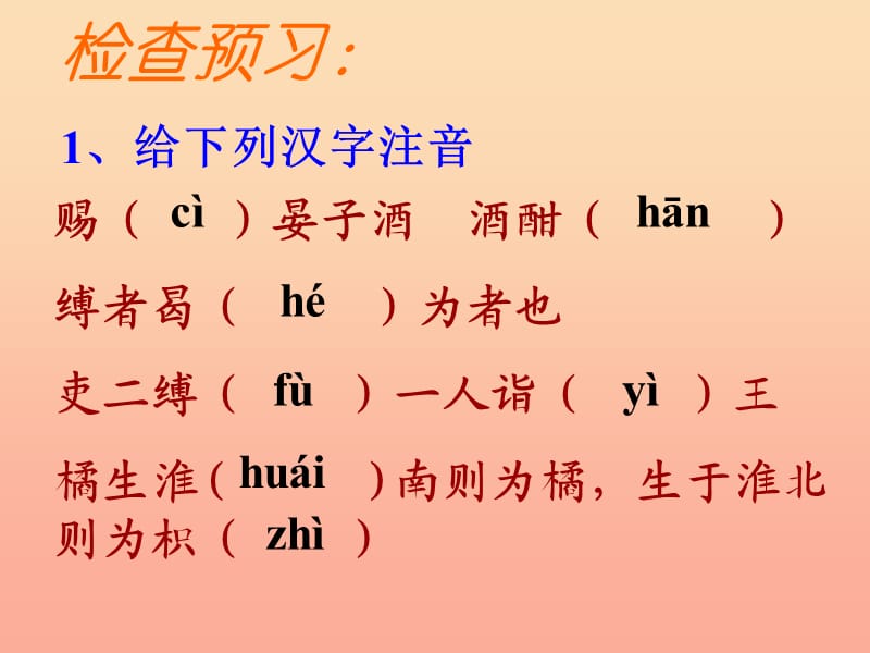 五年级语文下册 7《尊严》晏子使楚课件2 北师大版.ppt_第3页