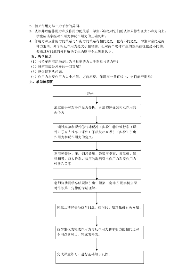 2019-2020年高中物理《作用力与反作用力》教案3 粤教版必修1.doc_第2页