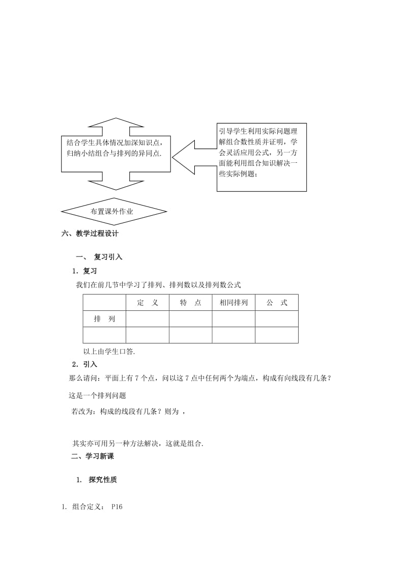 2019-2020年高三数学上 16.4《组合》教案（1）（沪教版）.doc_第2页