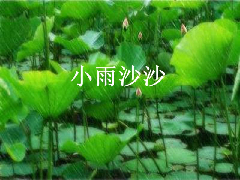 一年级美术下册第1课小雨沙沙课件1湘美版.ppt_第1页