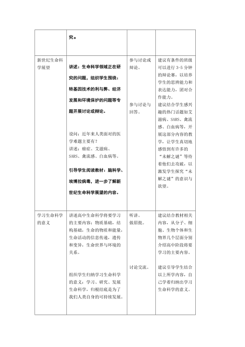 2019-2020年高中生物《走进生命科学的世纪》教案6 沪科版第一册.doc_第3页