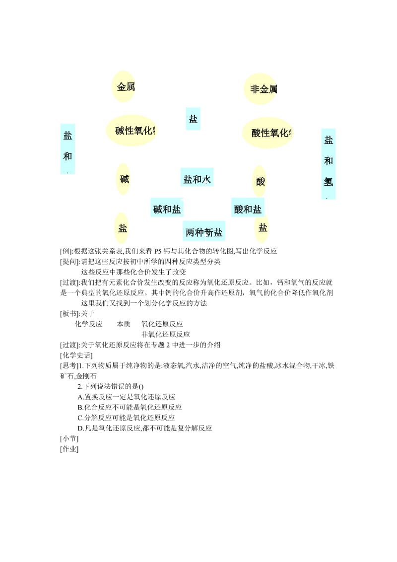 2019-2020年高中化学《丰富多彩的物质》教案15 苏教版必修1.doc_第2页