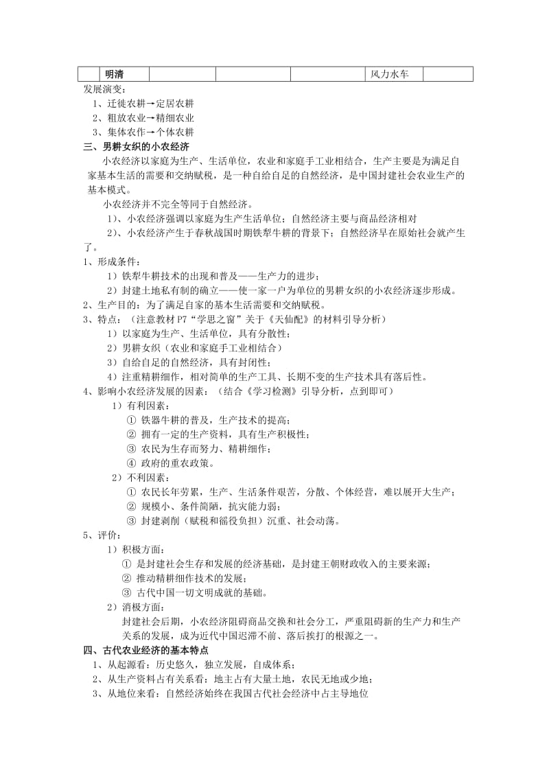 2019-2020年高中历史 1.1发达的古代农业5教案 新人教版必修2.doc_第3页