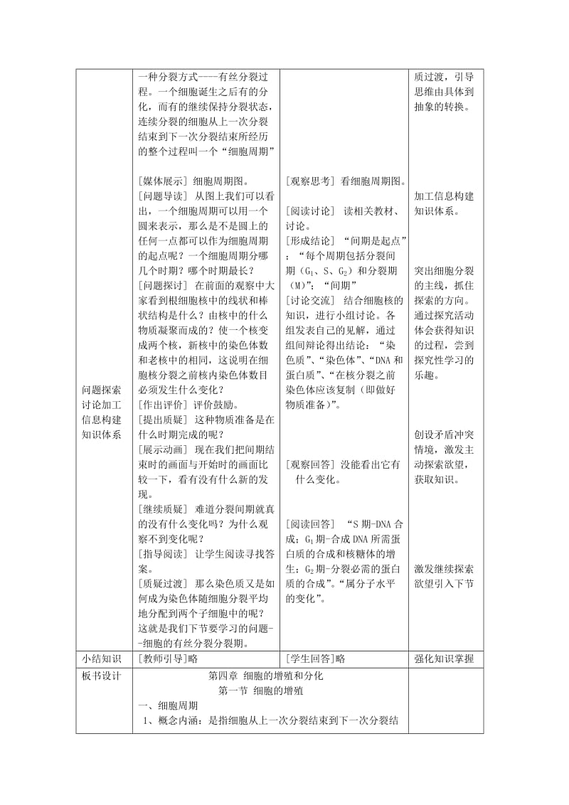 2019-2020年高一生物《细胞的增殖2》教案.doc_第2页