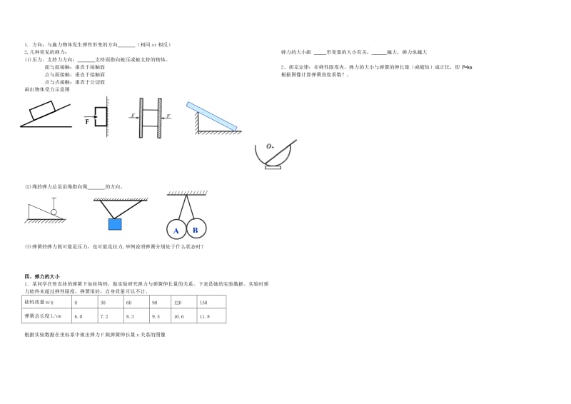 2019-2020年高中物理 第三章 相互作用力 弹力导学案终稿 新人教版必修1.doc_第2页