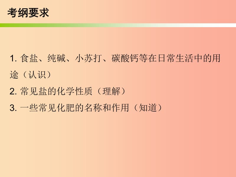 2019中考化学必备复习 第三部分 身边的化学物质 第11节 常见的盐和化肥课件.ppt_第2页