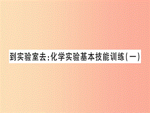 2019年秋九年級化學全冊 第1單元 步入化學殿堂 到實驗室去 化學實驗基本技能訓練（一）習題課件 魯教版.ppt