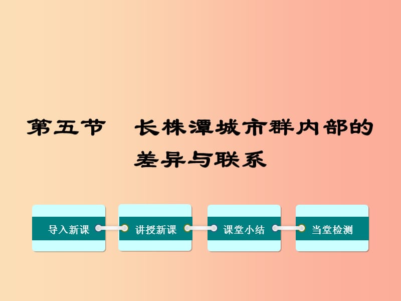 2019八年级地理下册 第七章 第五节 长株潭城市群内部的差异与联系课件（新版）湘教版.ppt_第1页