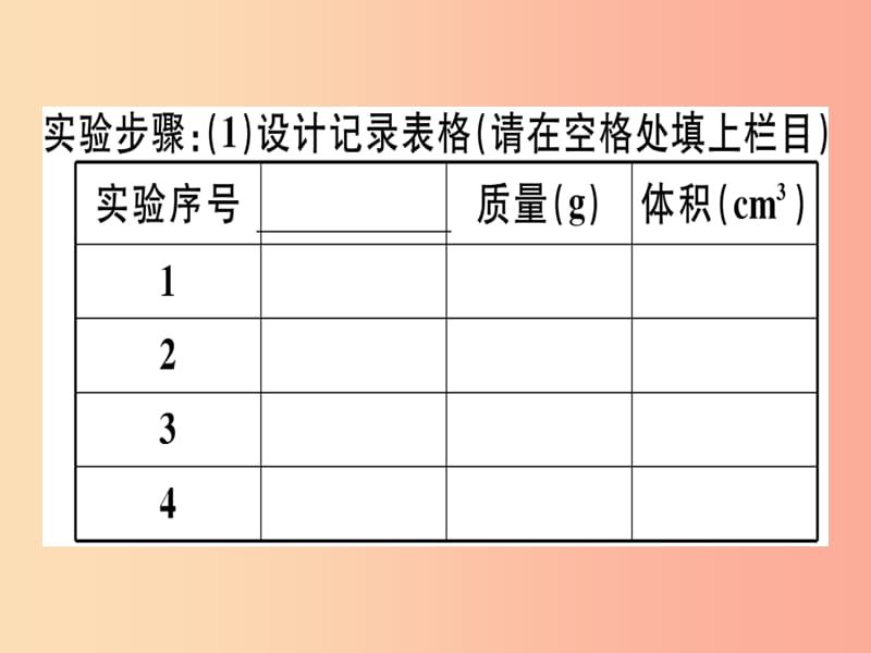 八年级物理上册 第六章 第2节 密度（第1课时 探究物质的质量与体积的关系）习题课件 新人教版.ppt_第3页