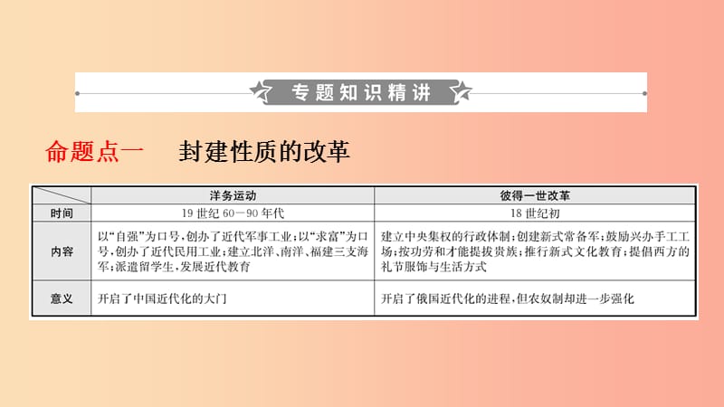 山东省2019年中考历史专题复习 专题四 中外历史上的重大改革课件.ppt_第2页