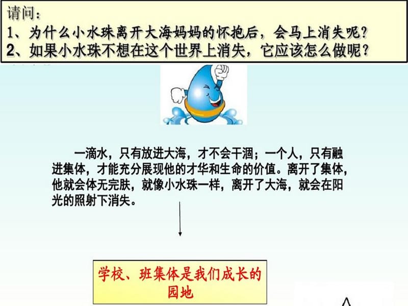 江苏省徐州市七年级道德与法治下册 第三单元 在集体中成长 第八课 美好集体有我在 第2框 我与集体共成长.ppt_第2页