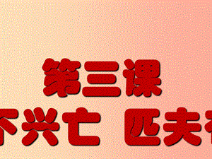 九年級道德與法治上冊 第一單元 歷史啟示錄 第三課 天下興亡匹夫有責(zé)課件 教科版.ppt