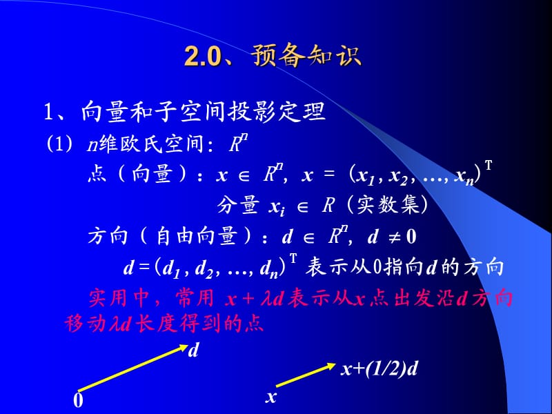 向量和子空间投影定理.ppt_第2页