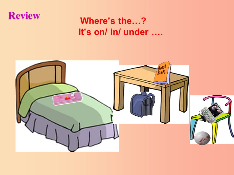 七年级英语上册 Unit 4 Where’s my schoolbag（第3课时）Section B（1a-1e）课件 新人教版.ppt_第3页