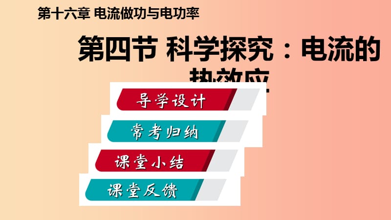 2019年九年级物理全册 第十六章 第四节 科学探究：电流的热效应课件（新版）沪科版.ppt_第2页