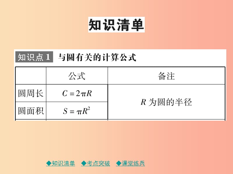 2019年中考数学总复习 第一部分 考点梳理 第四章 图形的性质 第26课时 与圆有关的计算课件.ppt_第2页