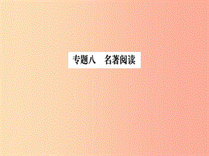 2019九年級語文下冊 期末專題復(fù)習(xí)八 名著閱讀習(xí)題課件 新人教版.ppt