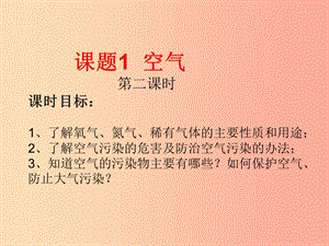 廣東省九年級化學(xué)上冊 第2單元 我們周圍的空氣 2.1 空氣（第2課時(shí)）課件 新人教版.ppt