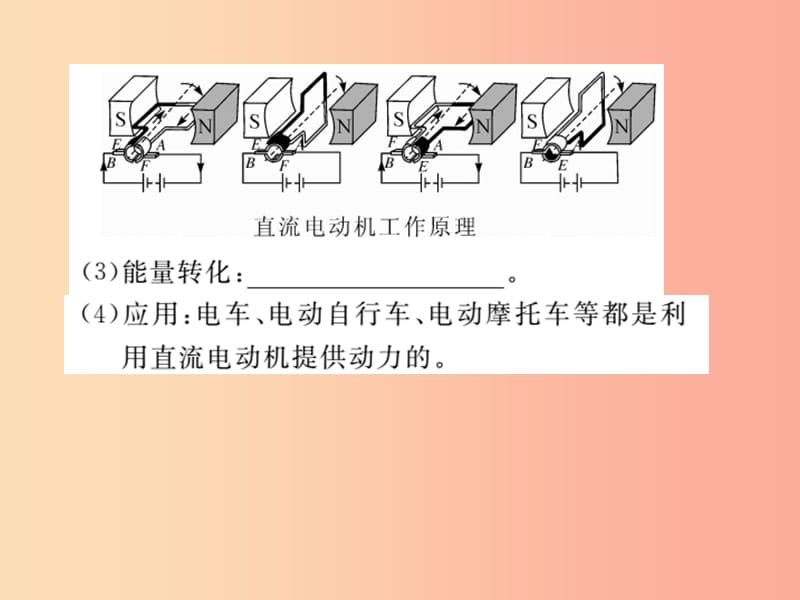 九年级物理下册 寒假复习十六 电与磁（第2讲 电动机 发电机）习题课件 （新版）粤教沪版.ppt_第3页