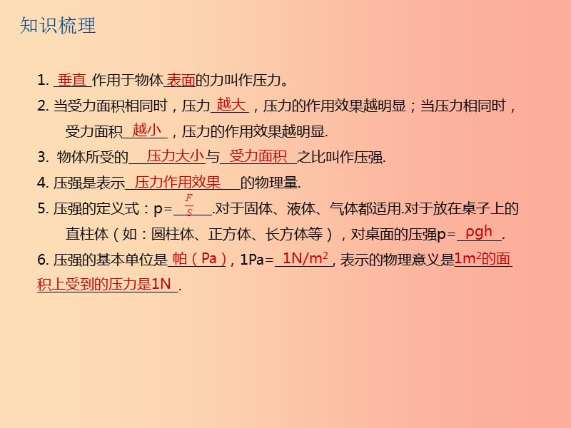 江苏省2019年中考物理第17课时压强液体的压强复习课件.ppt_第3页