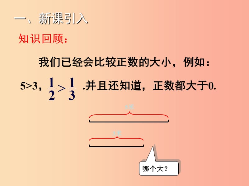 2019年秋七年级数学上册 第1章 有理数 1.3 有理数大小的比较教学课件（新版）湘教版.ppt_第2页