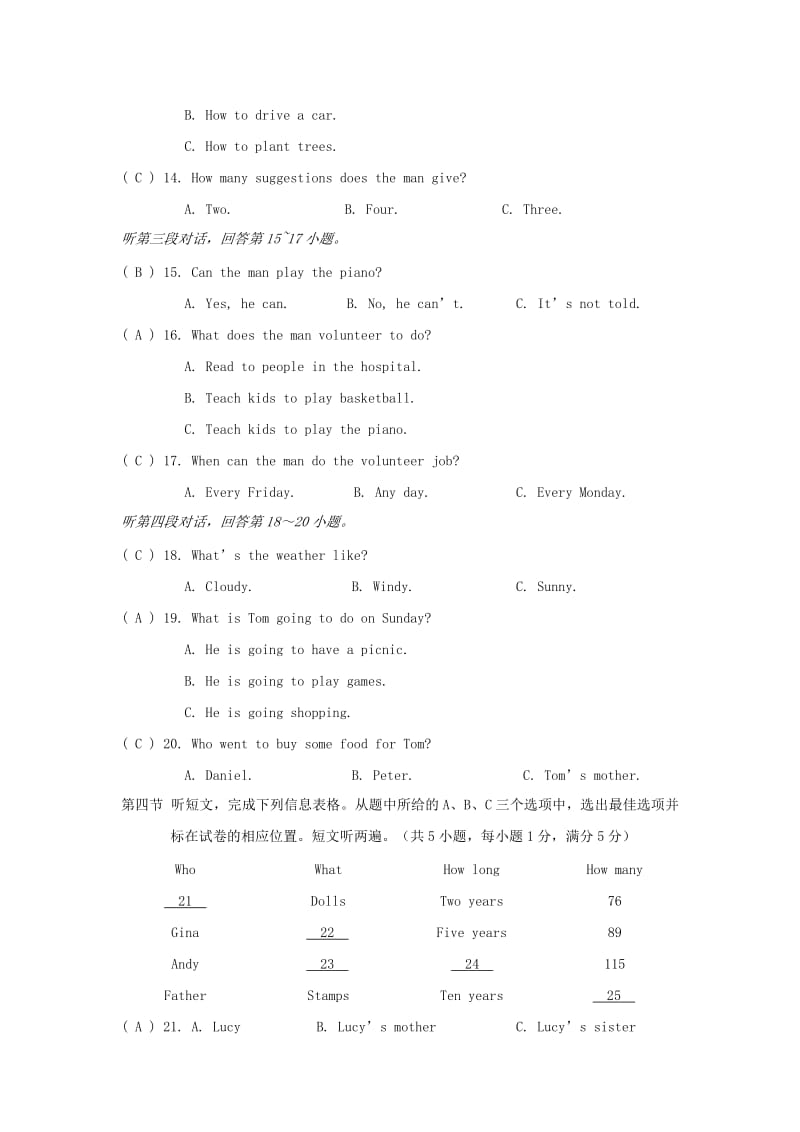 2019-2020年中考英语试题（word版含答案）.doc_第3页