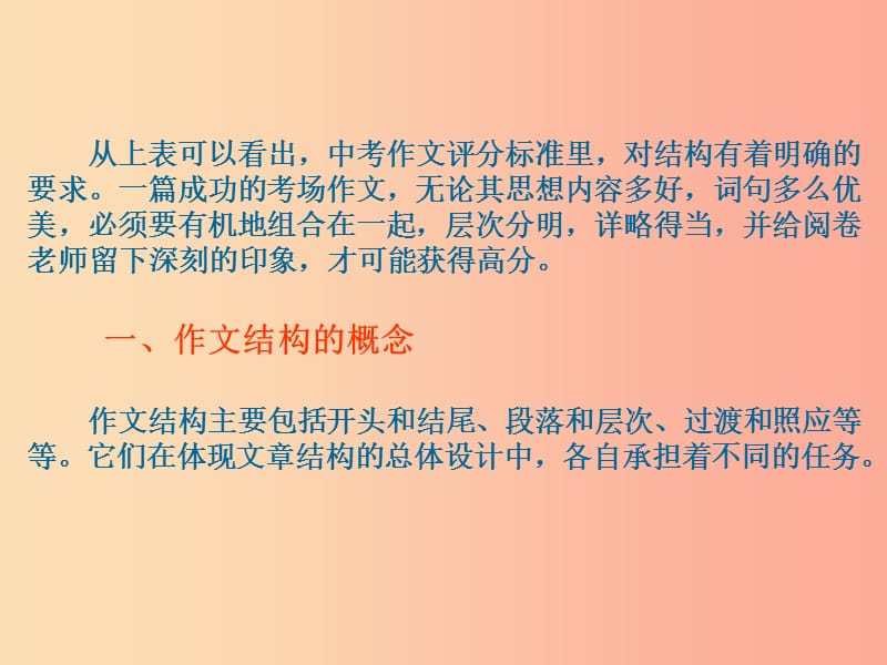 广东省2019届中考语文满分作文复习 第二部分 第三单元（结构）课件.ppt_第2页