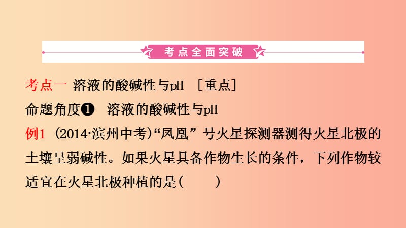 山东省2019年中考化学一轮复习 第七单元 常见的酸和碱 第2课时 溶液的酸碱性　酸碱中和反应课件.ppt_第2页