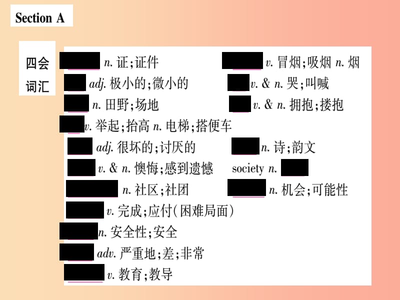 九年级英语全册 Unit 7 Teenagers should be allowed to choose their own clothes知识归纳作业 新人教版.ppt_第2页