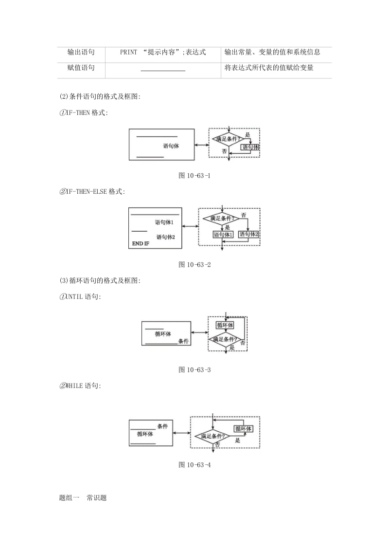 2019-2020年高考数学一轮复习第10单元算法初步统计统计案例听课学案理.doc_第2页