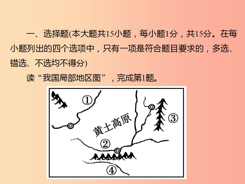 江西专用2019年中考地理总复习仿真测试篇阶段性复习检测卷十课件.ppt_第2页