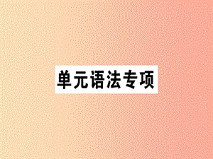 安徽專版2019年秋七年級英語上冊Unit9Myfavoritesubjectisscience語法專項習(xí)題講評課件 人教新目標(biāo)版.ppt