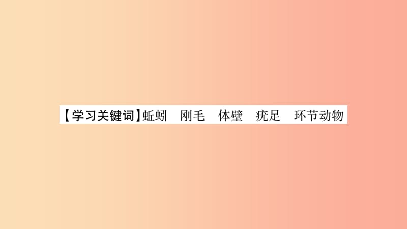 2019秋八年级生物上册第5单元第1章第2节线形动物和环节动物第2课时习题课件 新人教版.ppt_第2页