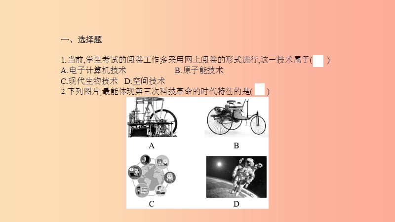 九年级历史下册第五单元“冷战”后的世界专题五现代科技文化与经济全球化课件北师大版.ppt_第3页