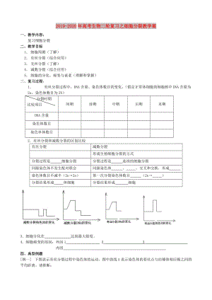 2019-2020年高考生物二輪復(fù)習(xí)之細(xì)胞分裂教學(xué)案.doc