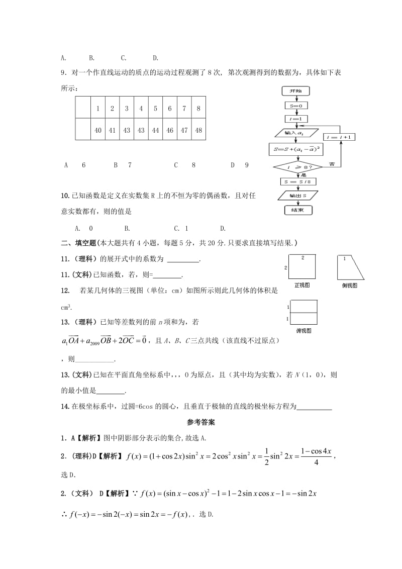 2019-2020年高考数学考前冲刺每日一练(IV).doc_第2页