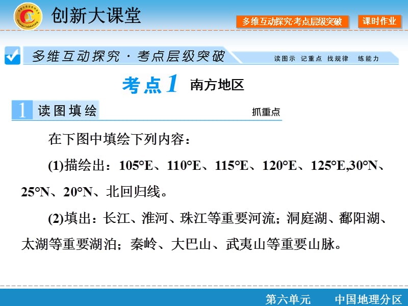 中国地理分区第3部分第6单元第2课时南方地区.ppt_第3页