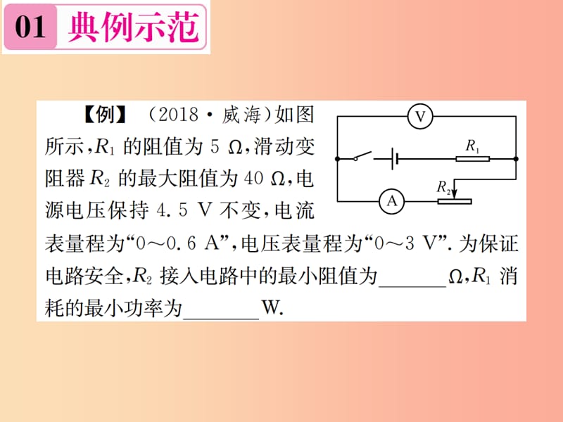 九年级物理全册 小专题（六）电功率之电路安全问题习题课件 新人教版.ppt_第2页