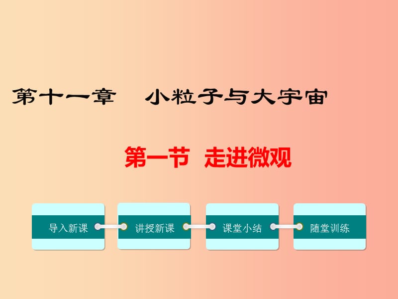 2019春八年级物理全册第十一章第一节走进微观课件新版沪科版.ppt_第1页