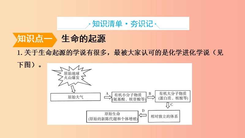 山东省2019年中考生物主题复习十六生命的演化课件济南版.ppt_第2页