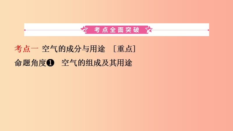 山东省东营市2019年初中化学学业水平考试总复习 第二单元 我们周围的空气课件.ppt_第2页